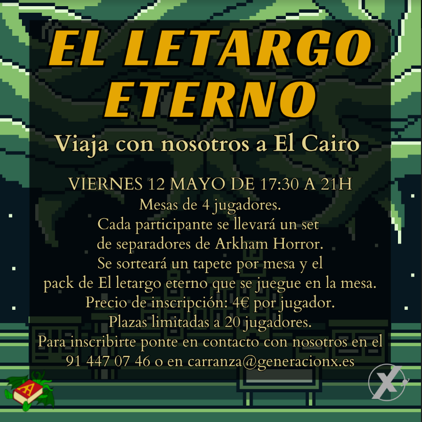 Evento «El letargo eterno» en Madrid