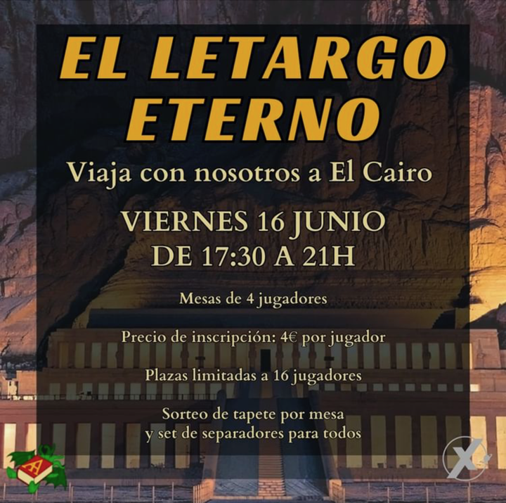Evento AHLCG – El letargo eterno – Madrid – GenX Carranza